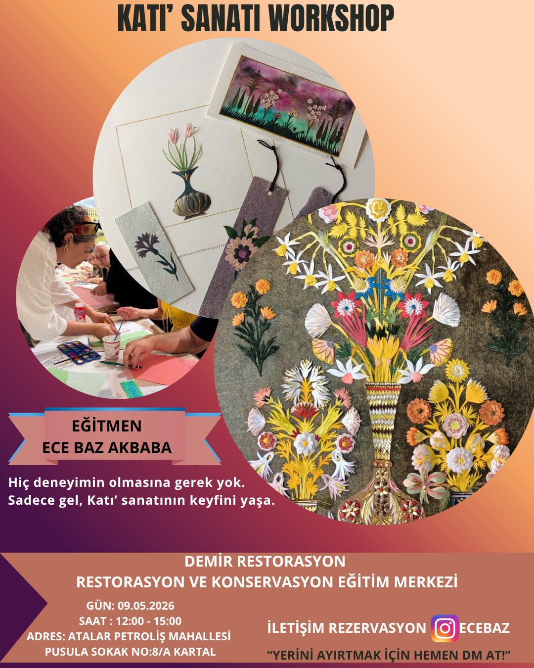 Katı’ Sanatı Workshop